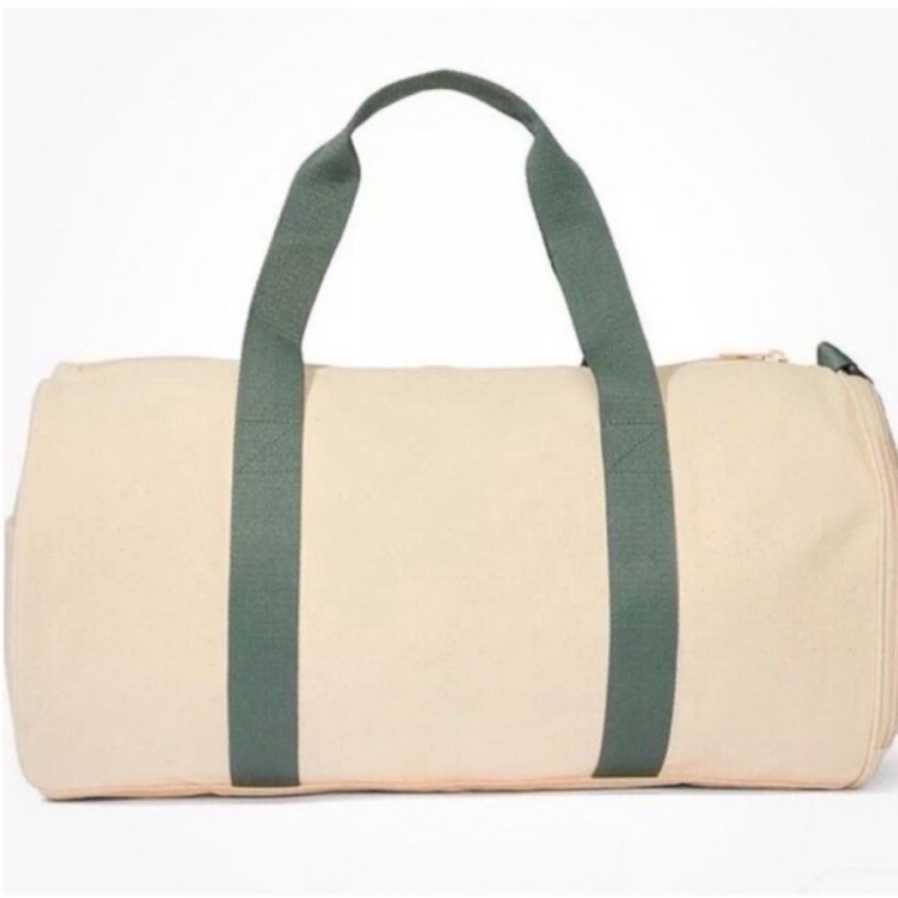 VS PINK Canvas Duffel Overnight Bag Weekender Travel Tote - Picture 3 of 9